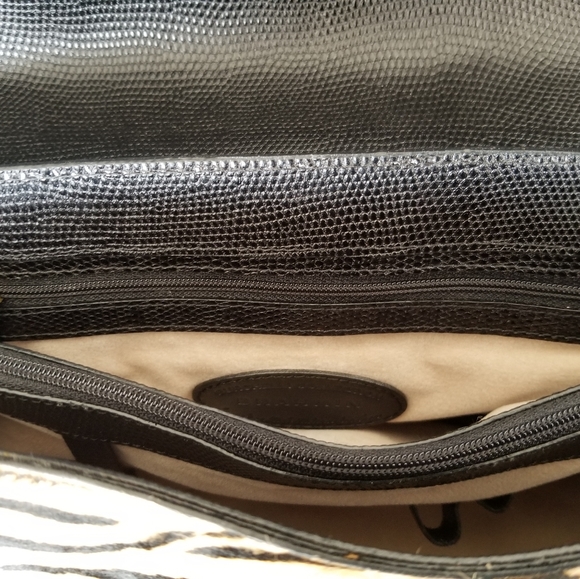 BRAHMIN ltd ed BURCHELLI COLLECTION calf RED CROC - Picture 9 of 15